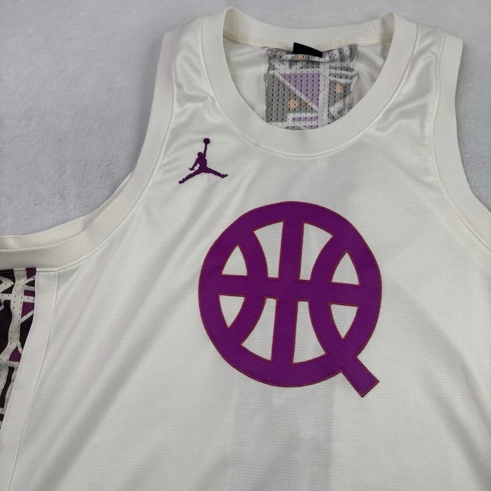 Jordan Brand Quai Air 54 Basketball Jersey Men's XXL Rare Multicolor